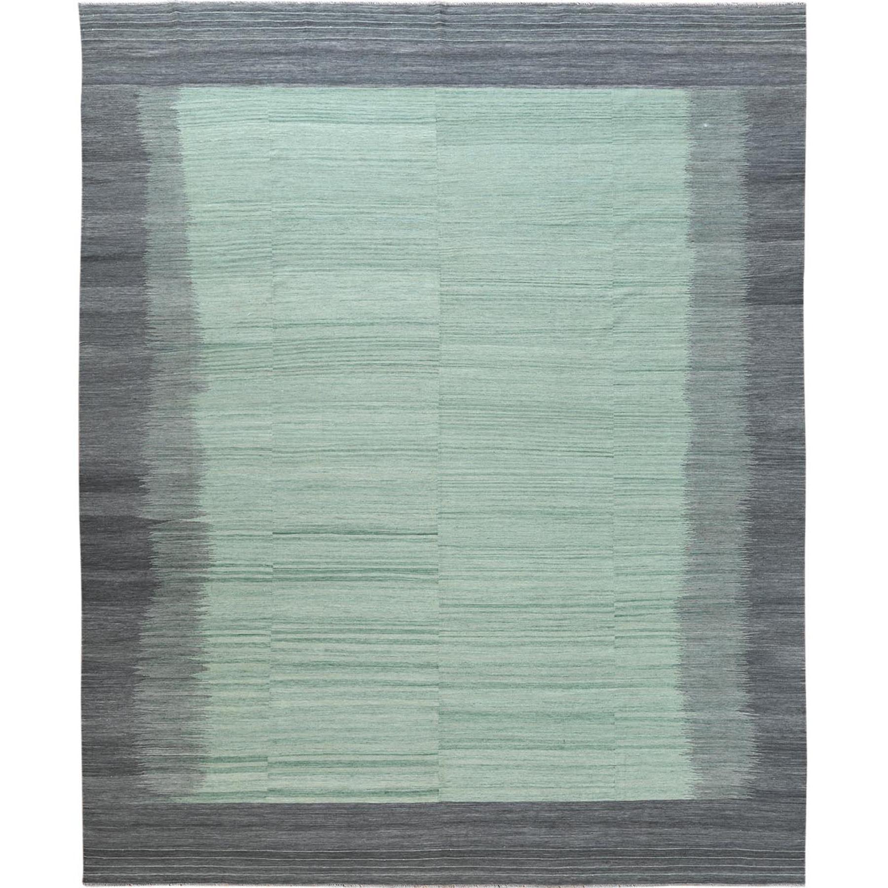 Modern & Contemporary Wool Hand-Woven Area Rug 12'0
